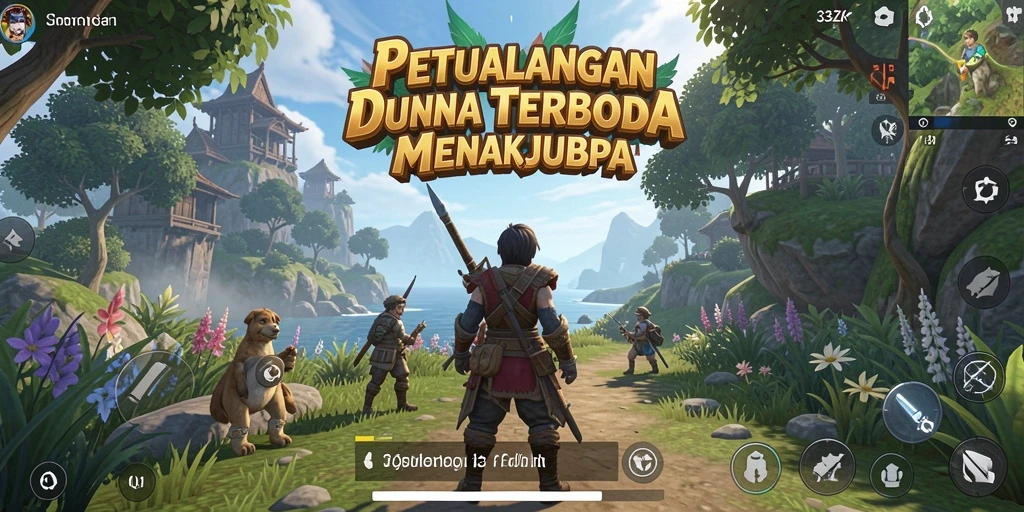 Gameplay menakjubkan di dunia terbuka 33ZK dengan petualangan seru.