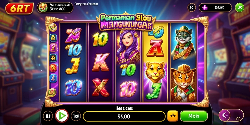 Screenshot gameplay 6RT menampilkan keseruan permainan slot.