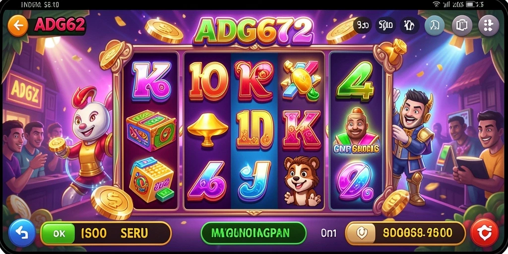 Tampilan gameplay Slot yang menarik dan seru di ADG62.