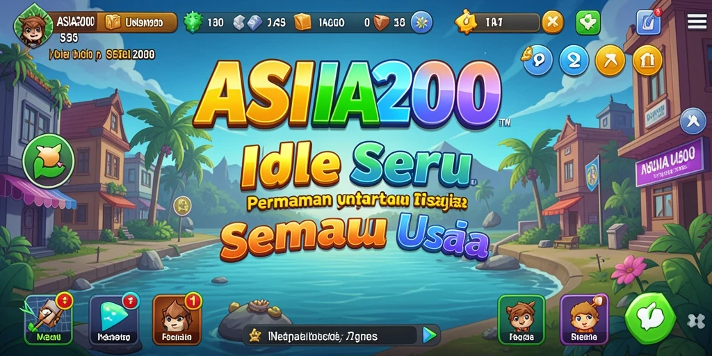 Tampilan gameplay ASIA200 yang seru dan menghibur.
