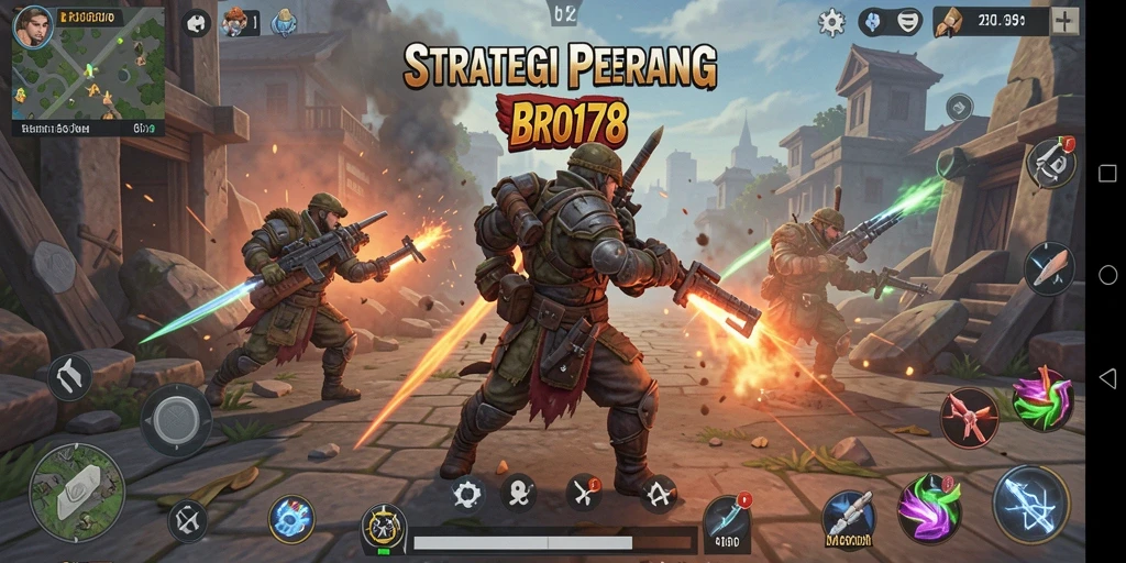 Tangkapan layar BRO178 menampilkan pertempuran strategis yang mendebarkan.