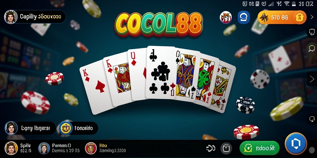 Screenshot utama COCOL88 menampilkan gameplay seru permainan Domino.