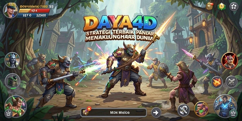 Gameplay menarik dan intens dalam DAYA4D.