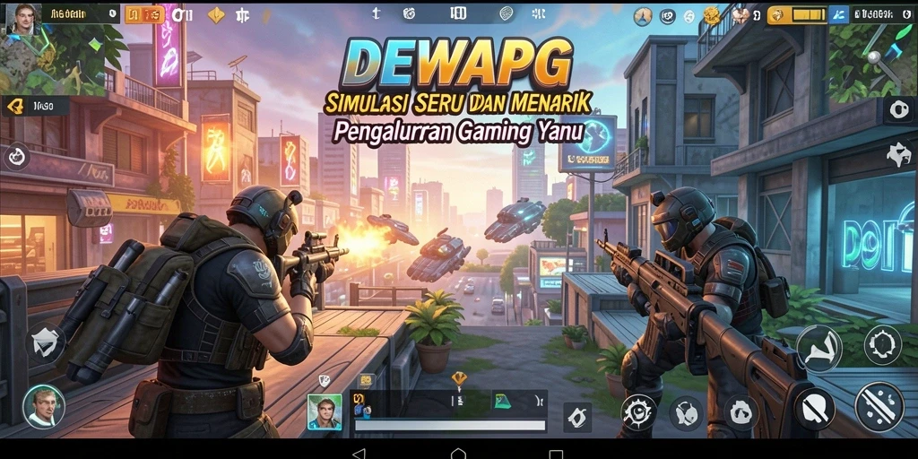 Tampilan gameplay DEWAPG yang mendebarkan dan imersif.