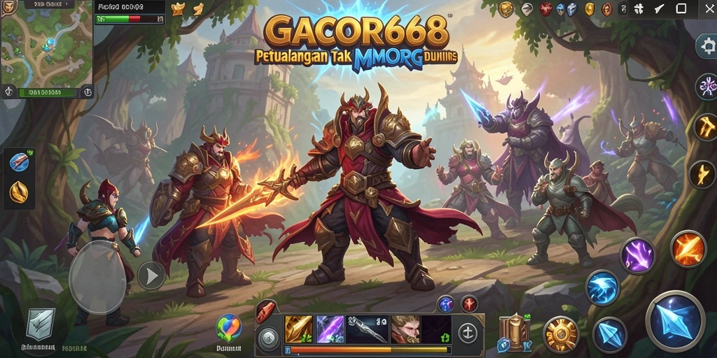 Screenshot GACOR668 yang menunjukkan aksi gameplay MMORPG yang mendebarkan.