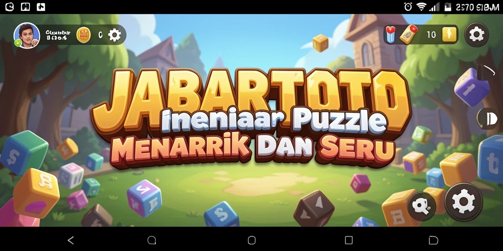 Tampilan gameplay JABARTOTO yang penuh tantangan puzzle.