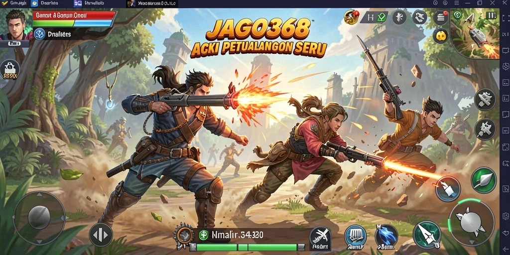 Tampilan aksi seru dan gameplay menarik JAGO368.