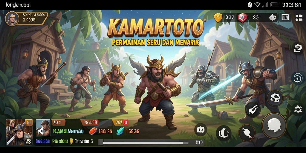 Tampilan gameplay KAMARTOTO yang menarik dan interaktif.