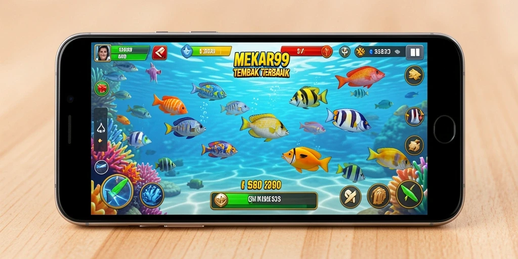 Tangkapan layar gameplay MEKAR99 yang penuh aksi Tembak Ikan.