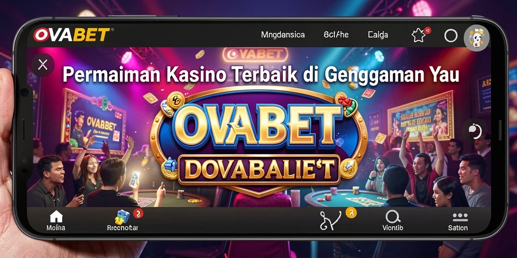 Tampilan menarik dari gameplay Kasino OVABET yang mendebarkan.