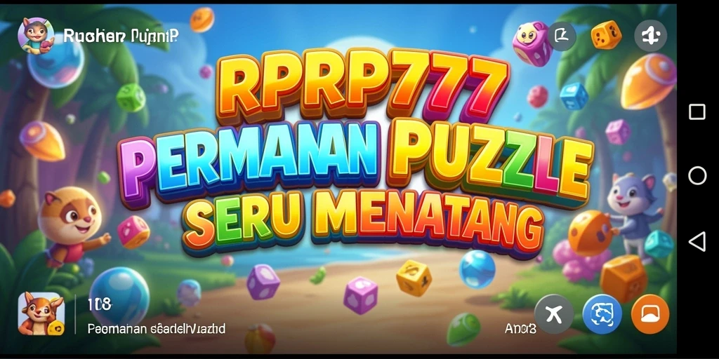 Screenshot gameplay RPRP777 menampilkan tantangan Puzzle yang menarik.