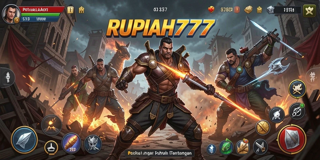 Screenshot gameplay RUPIAH777 dengan aksi yang mendebarkan.