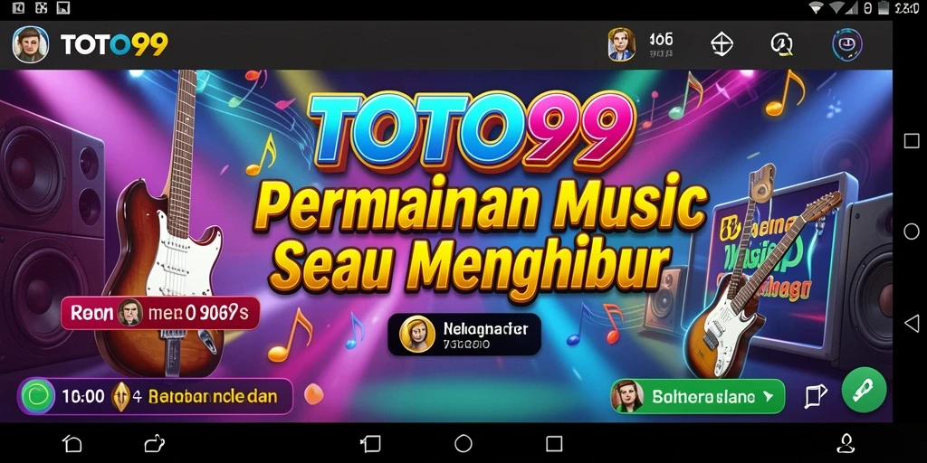Tampilan gameplay TOTO99 dengan berbagai tantangan musik yang menarik.